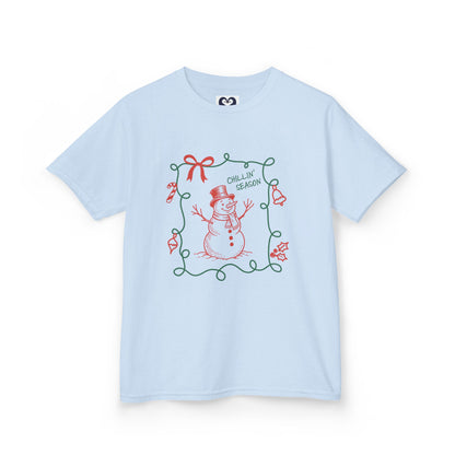Kids Heavy Cotton Tee — Soft Holiday Shirt