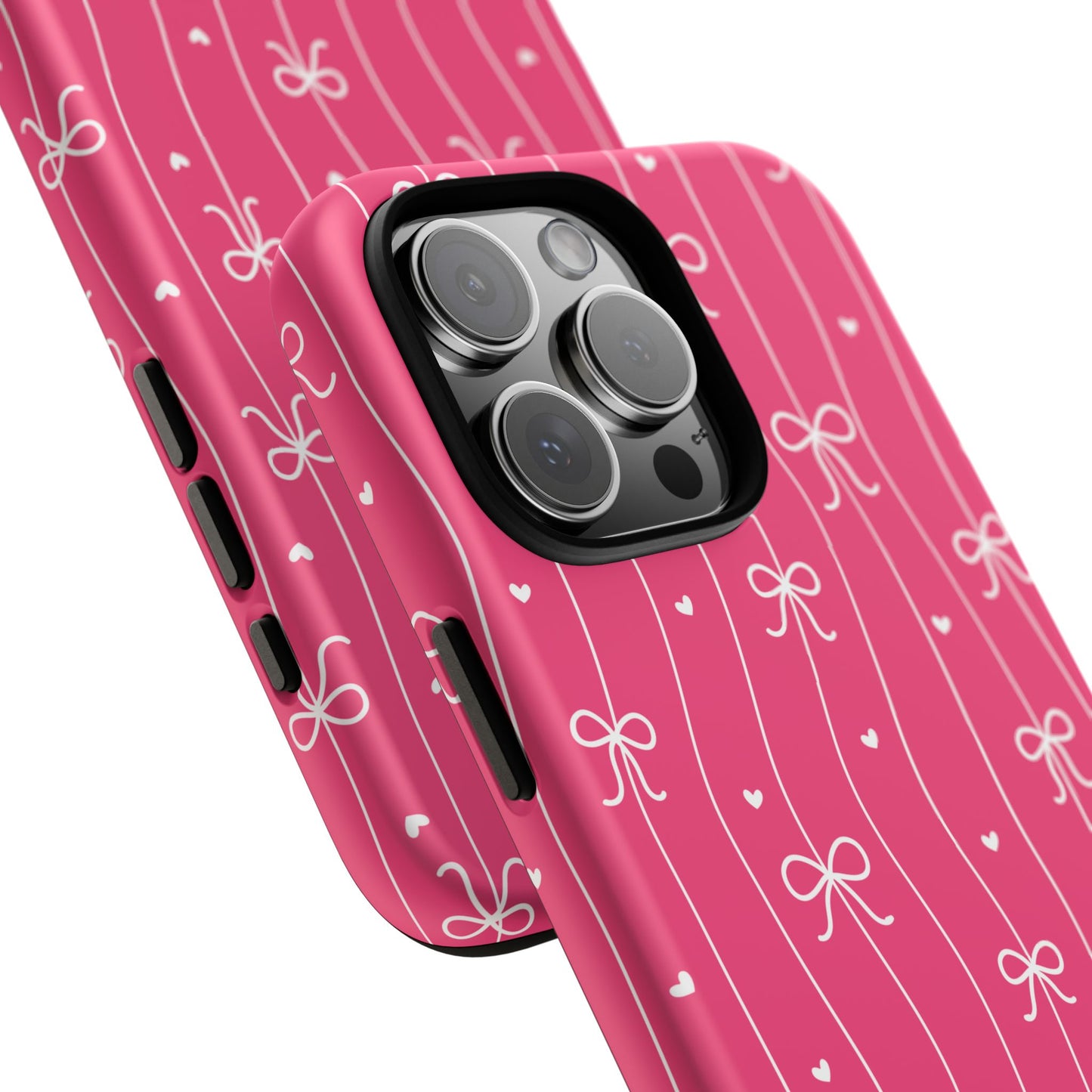 Heart & Ribbon Pink Phone Case