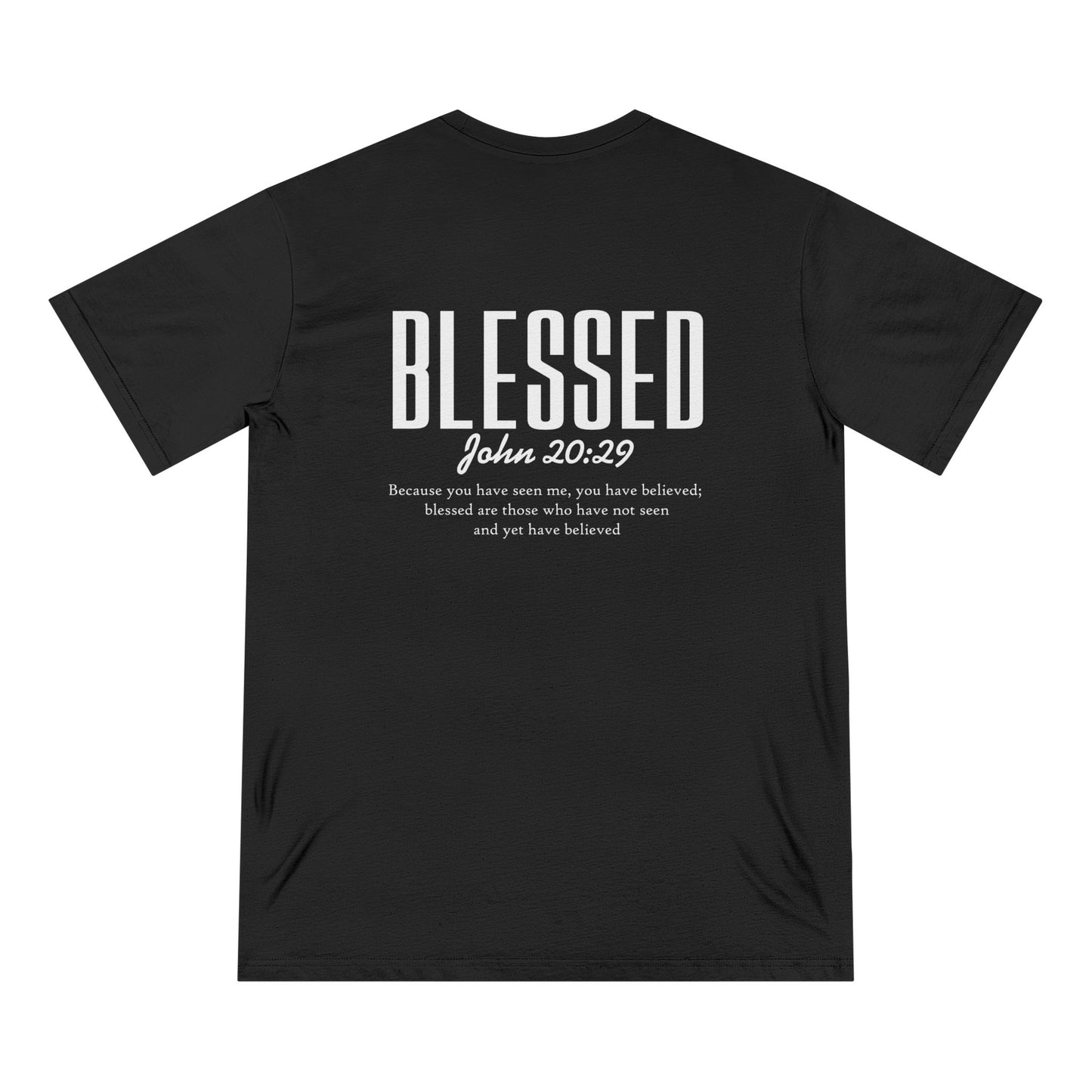 Blessed Organic T-Shirt - Inspirational Faith Tee