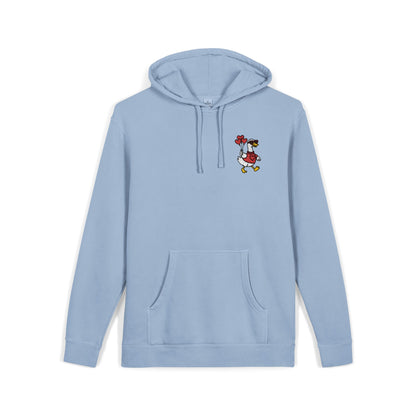 Vintage Pigment-Dyed Hoodie Embroidered Duck