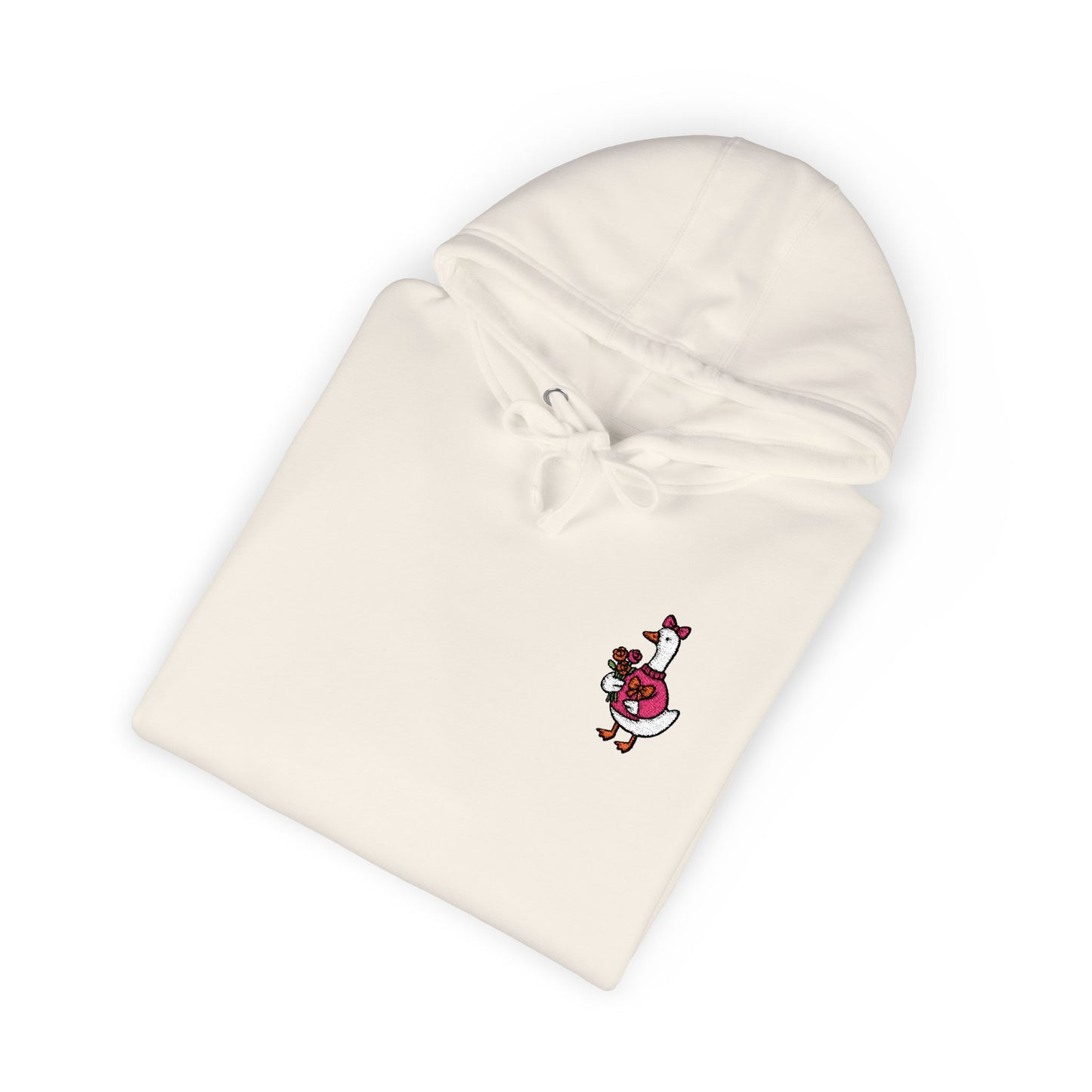 Essential Fleece Hoodie Duck Floral