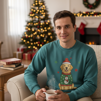 Golden Retriever Christmas Sweatshirt