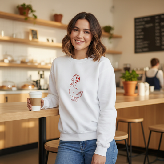 Heart Duck Sweatshirt