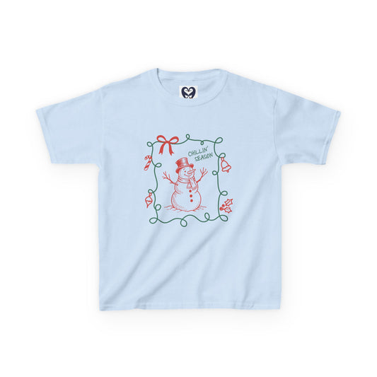 Kids Heavy Cotton Tee — Soft Holiday Shirt