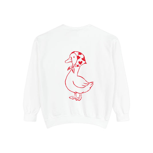 Heart Duck Sweatshirt