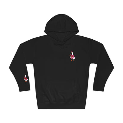 Essential Fleece Hoodie Duck Floral