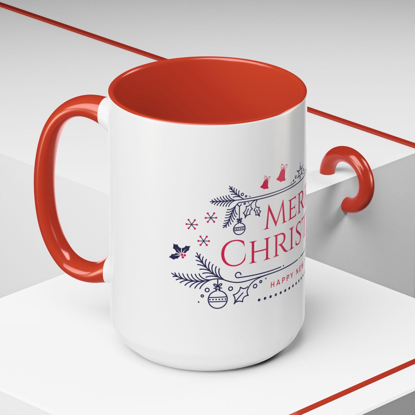 Merry Christmas Accent Mug