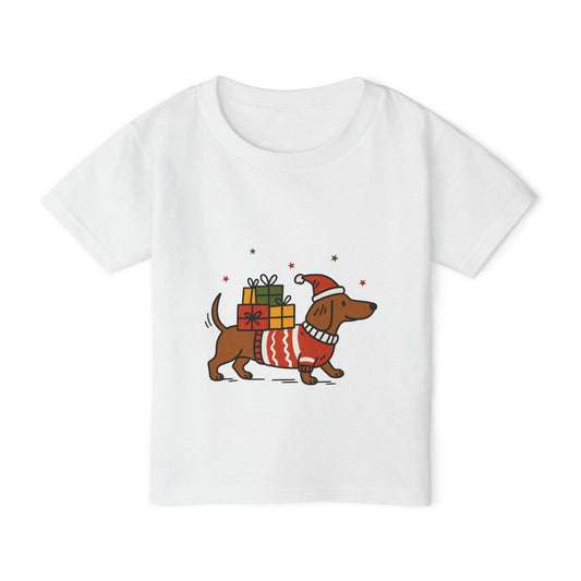 Holiday Dachshund Toddler T-Shirt