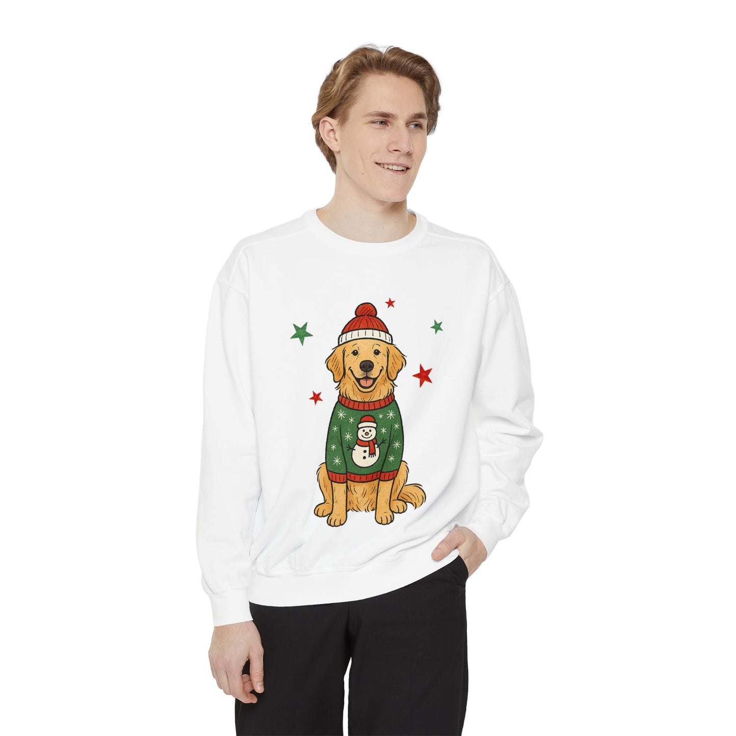 Holiday Golden Retriever Sweatshirt