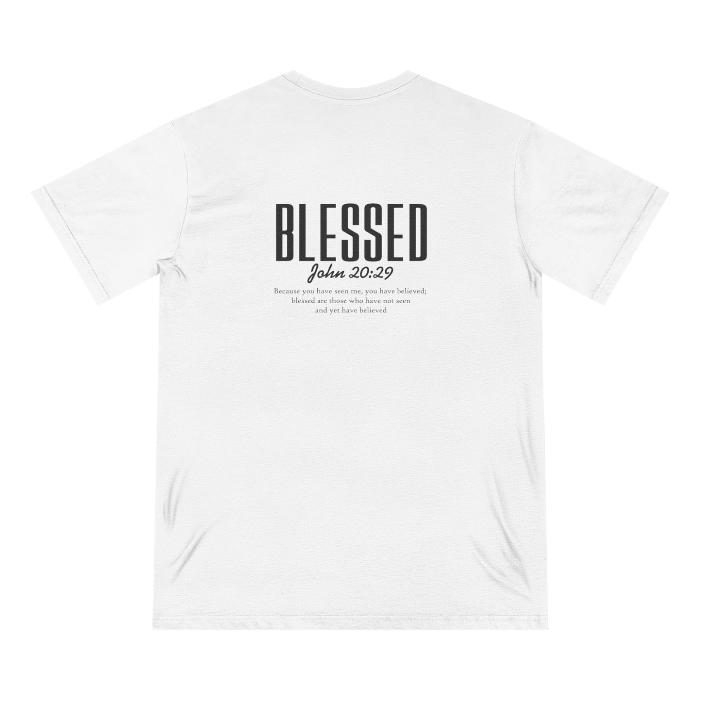 Blessed Organic T-Shirt - Inspirational Faith Tee