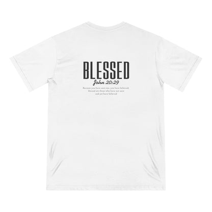 Blessed Organic T-Shirt - Inspirational Faith Tee