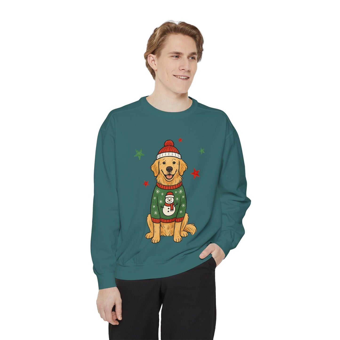 Holiday Golden Retriever Sweatshirt