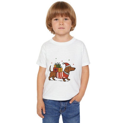Holiday Dachshund Toddler T-Shirt