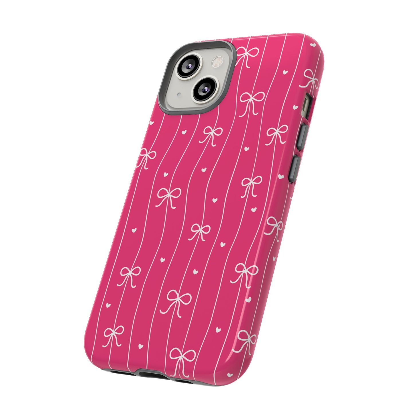 Heart & Ribbon Pink Phone Case
