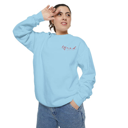 “Loved” Script Sweatshirt