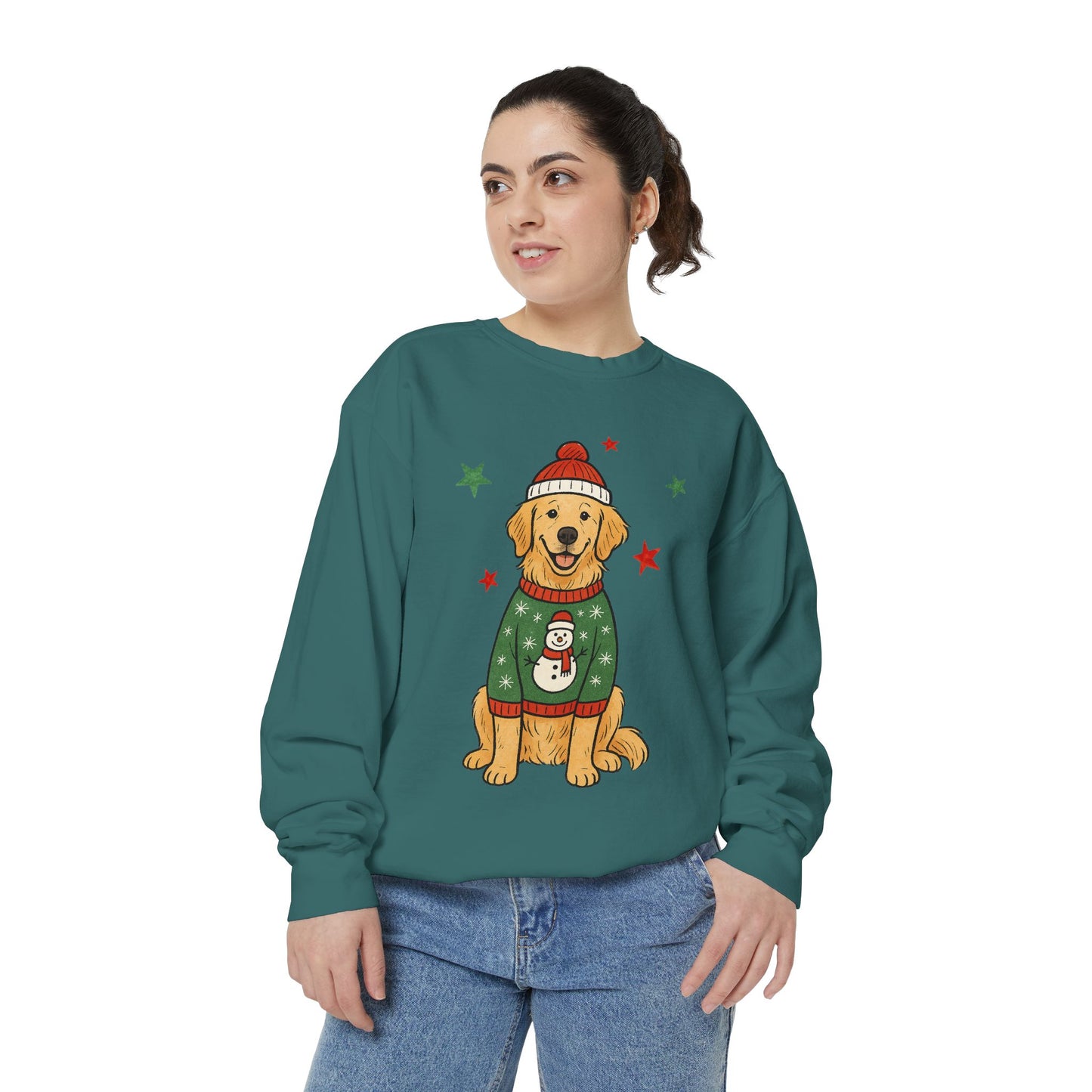 Holiday Golden Retriever Sweatshirt