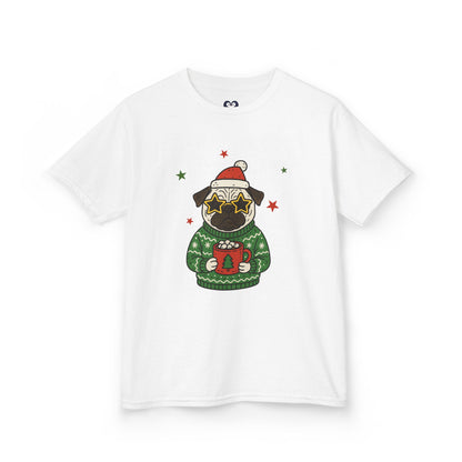 Festive Pug Kids Tee