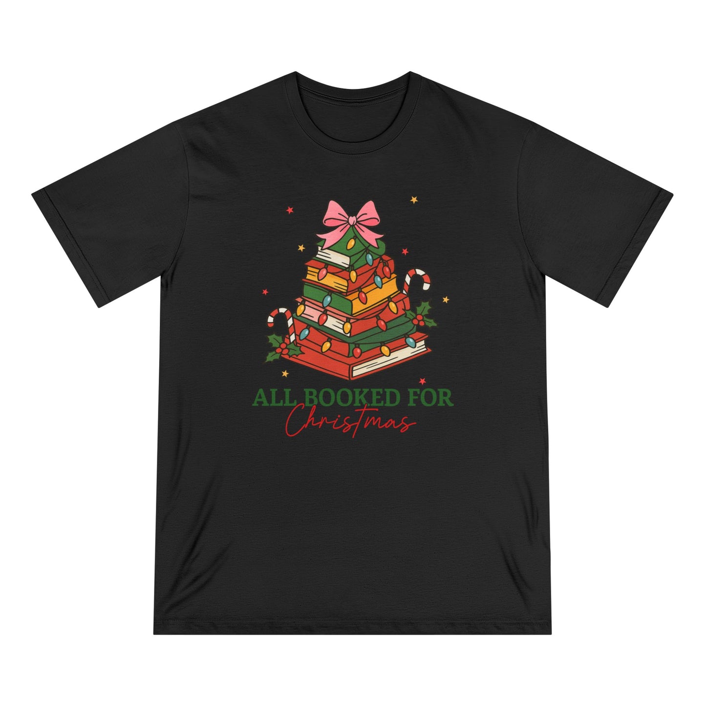 All Booked for Christmas Tee