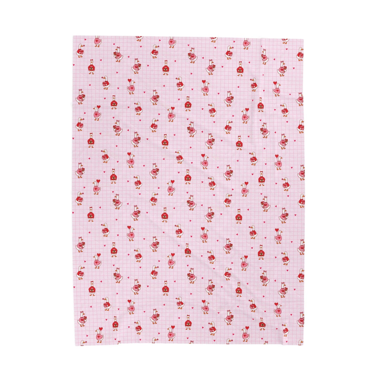 Pink Nutcracker Velveteen Blanket