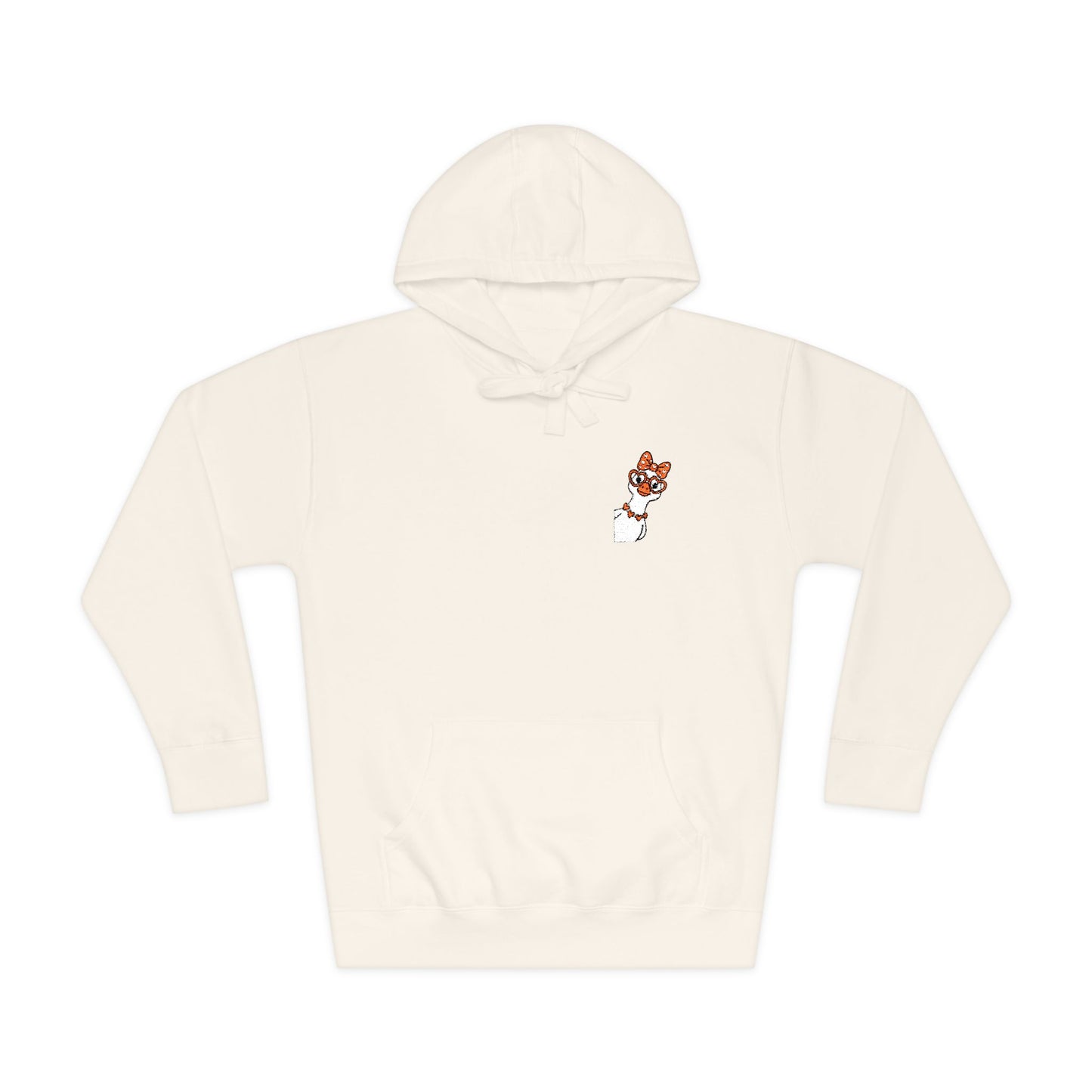 Cozy Hoodie Goose Illustration