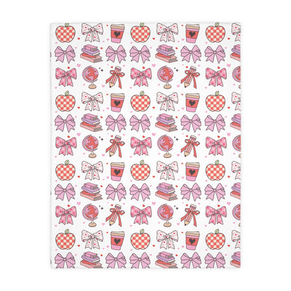 Pastel Study Velveteen Throw