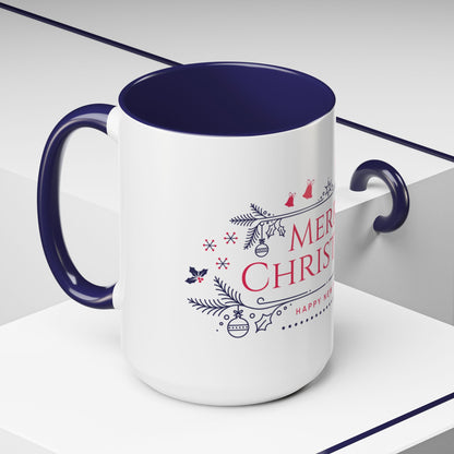 Merry Christmas Accent Mug