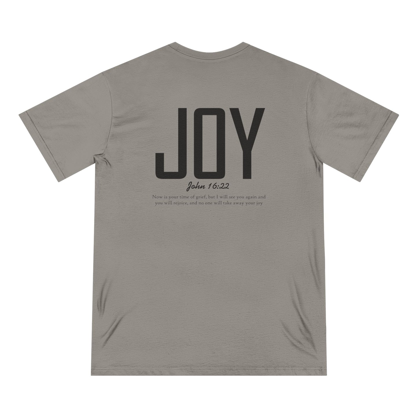Inspirational Joy T-Shirt | Organic Cotton | Biblical Verse Design