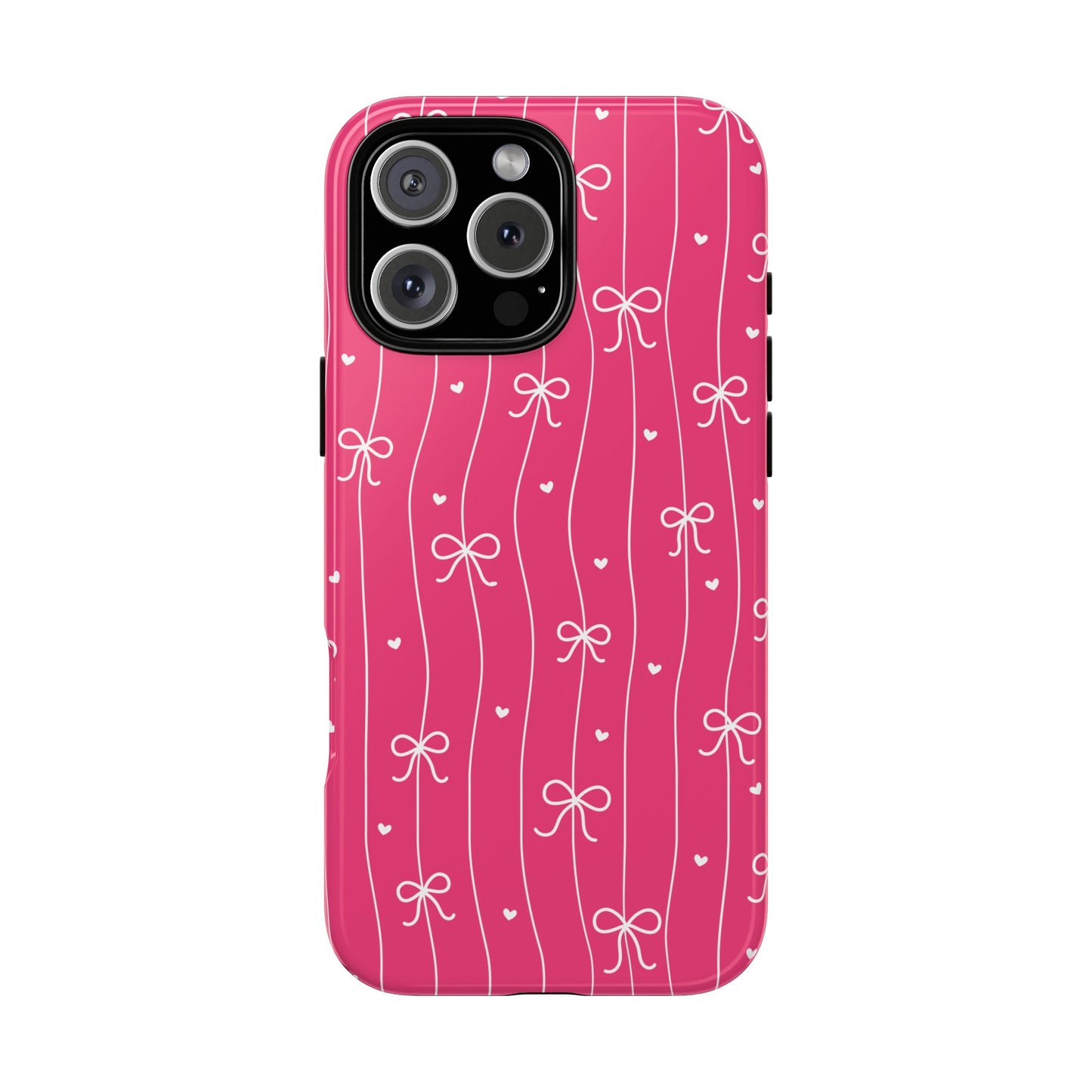 Heart & Ribbon Pink Phone Case