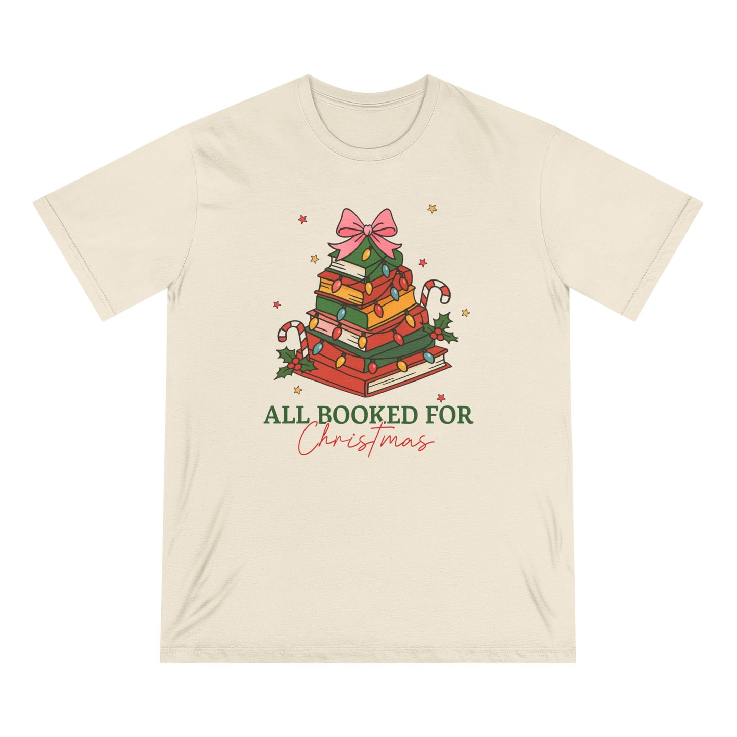 All Booked for Christmas Tee
