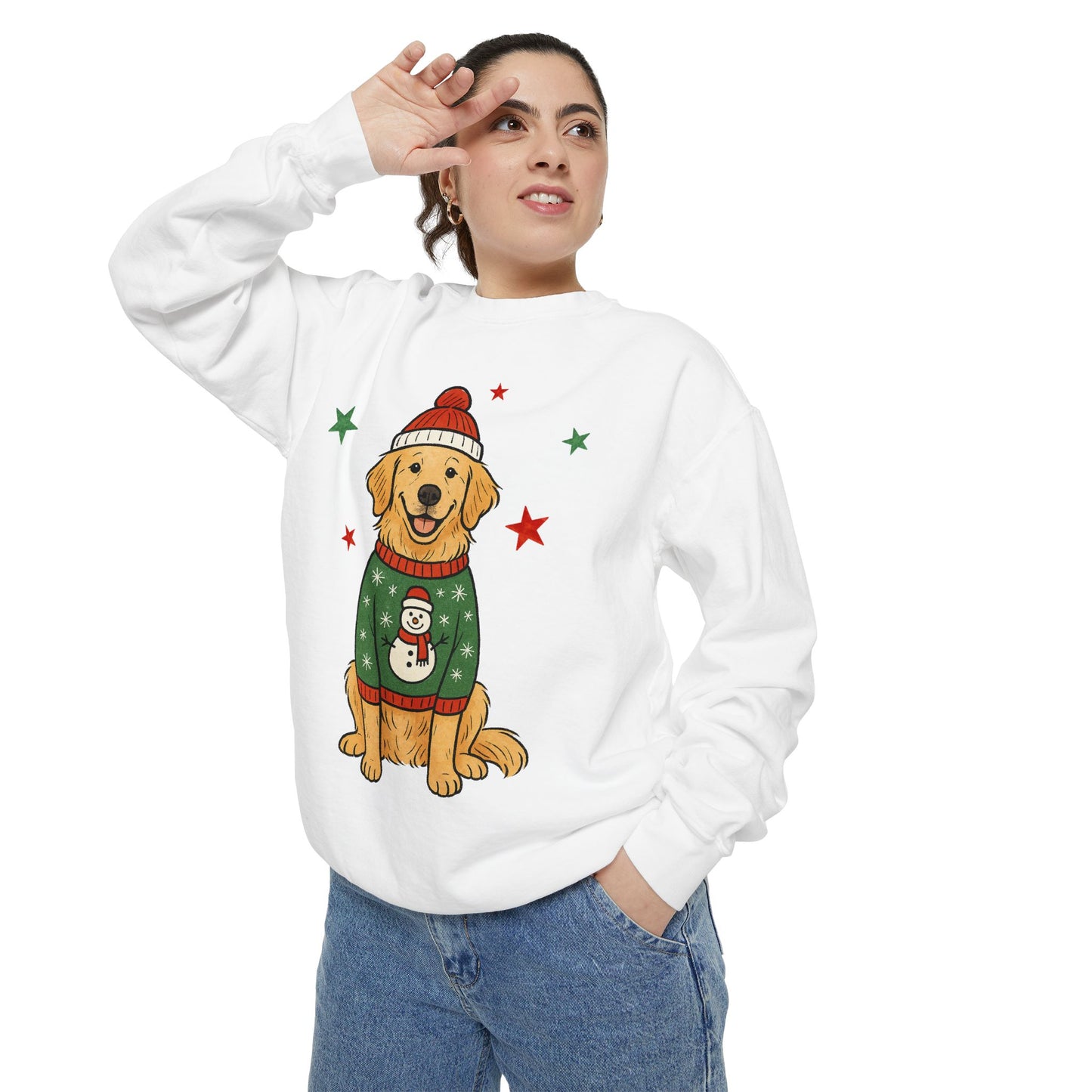 Holiday Golden Retriever Sweatshirt