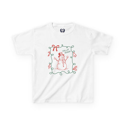Kids Heavy Cotton Tee — Soft Holiday Shirt