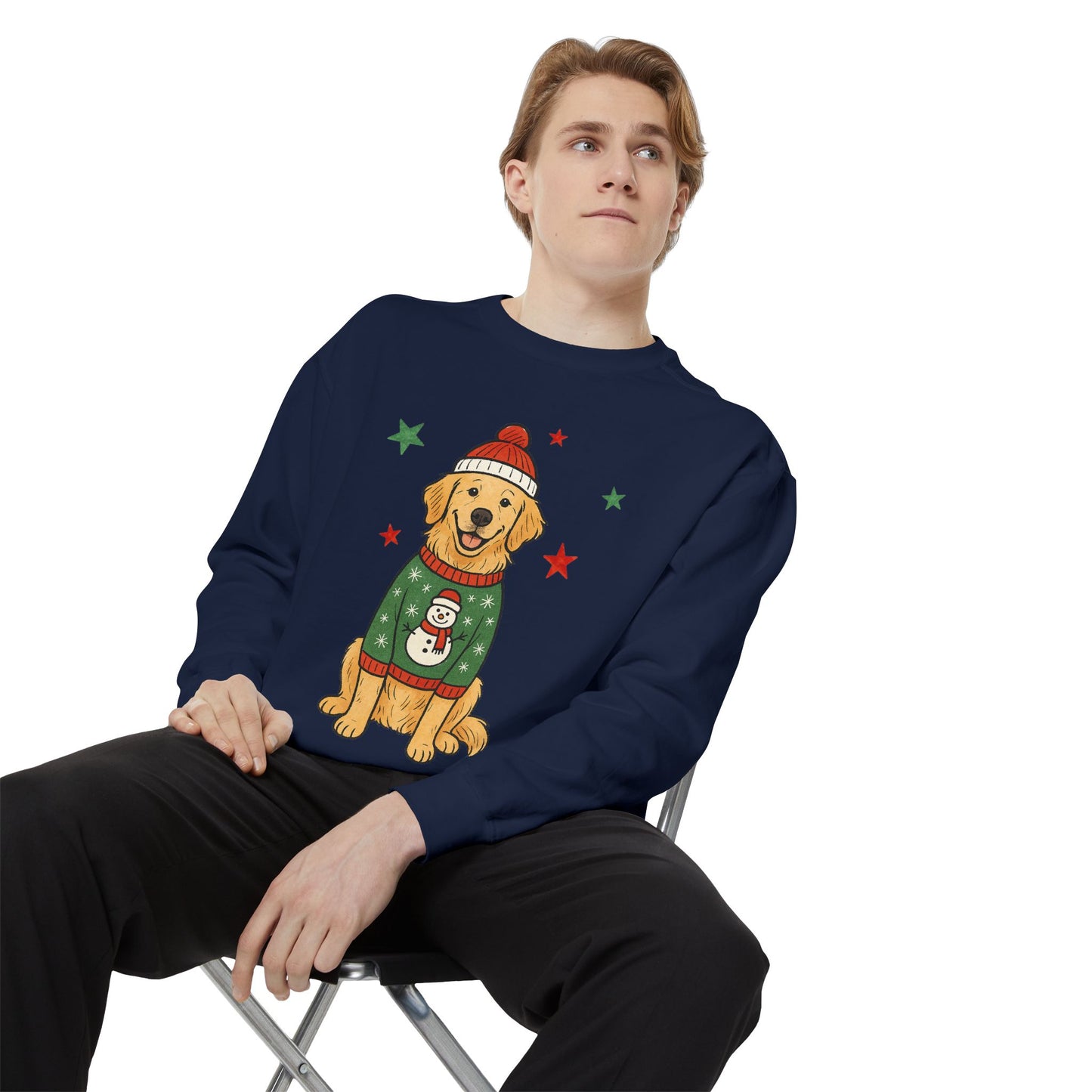 Holiday Golden Retriever Sweatshirt