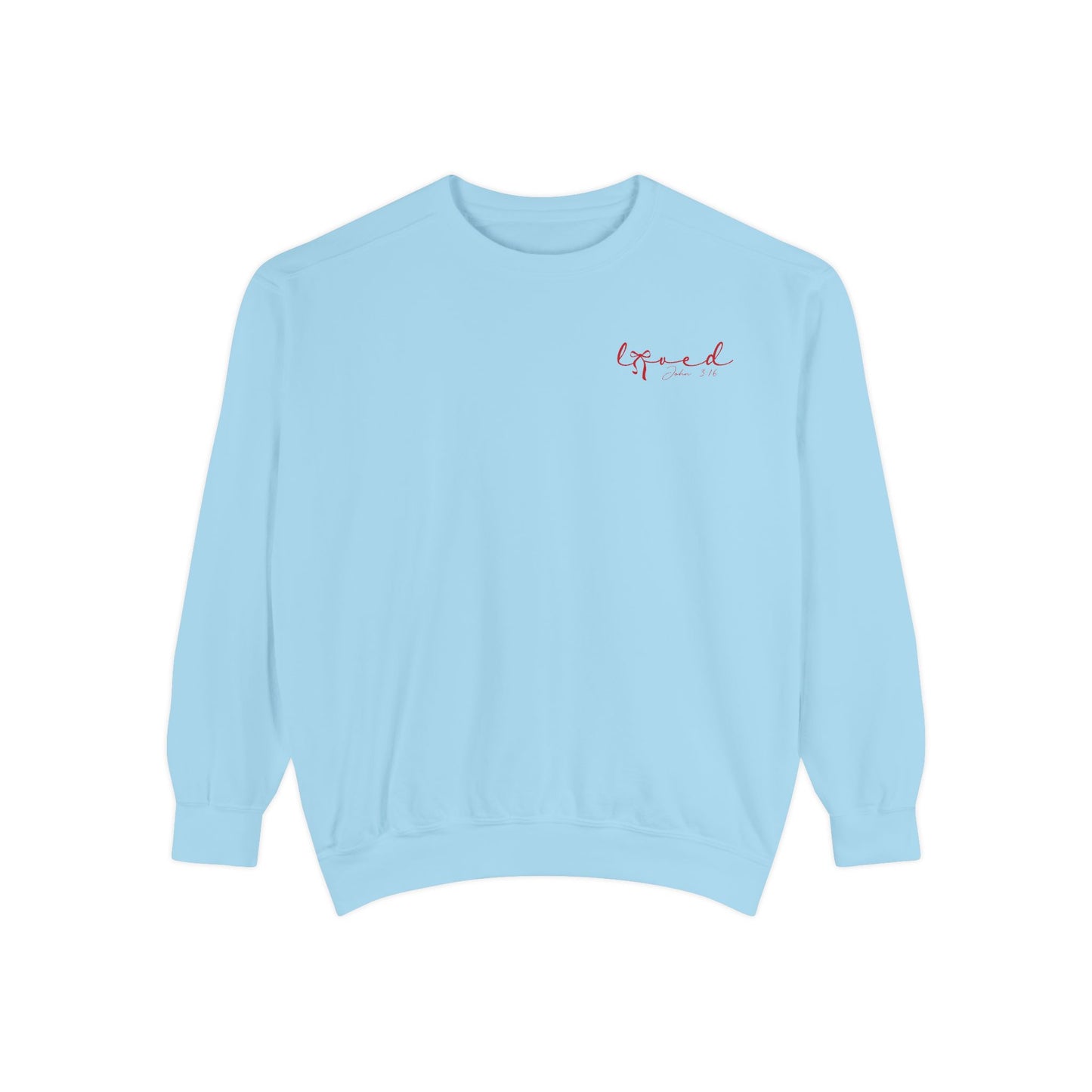 “Loved” Script Sweatshirt