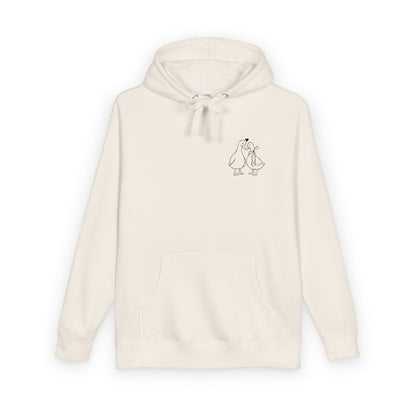 Minimal Couple Hoodie