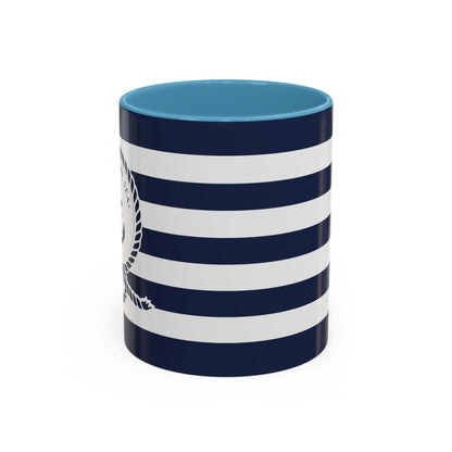 Nautical Striped Accent Mug