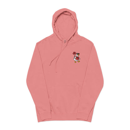 Vintage Pigment-Dyed Hoodie Embroidered Duck