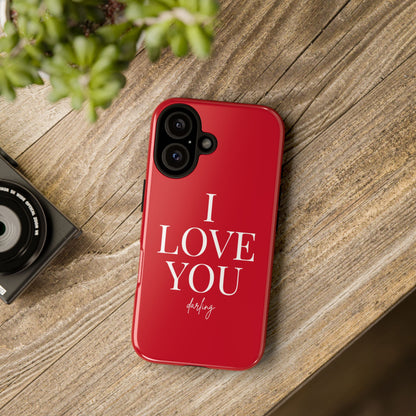 “Darling” Red iPhone Case