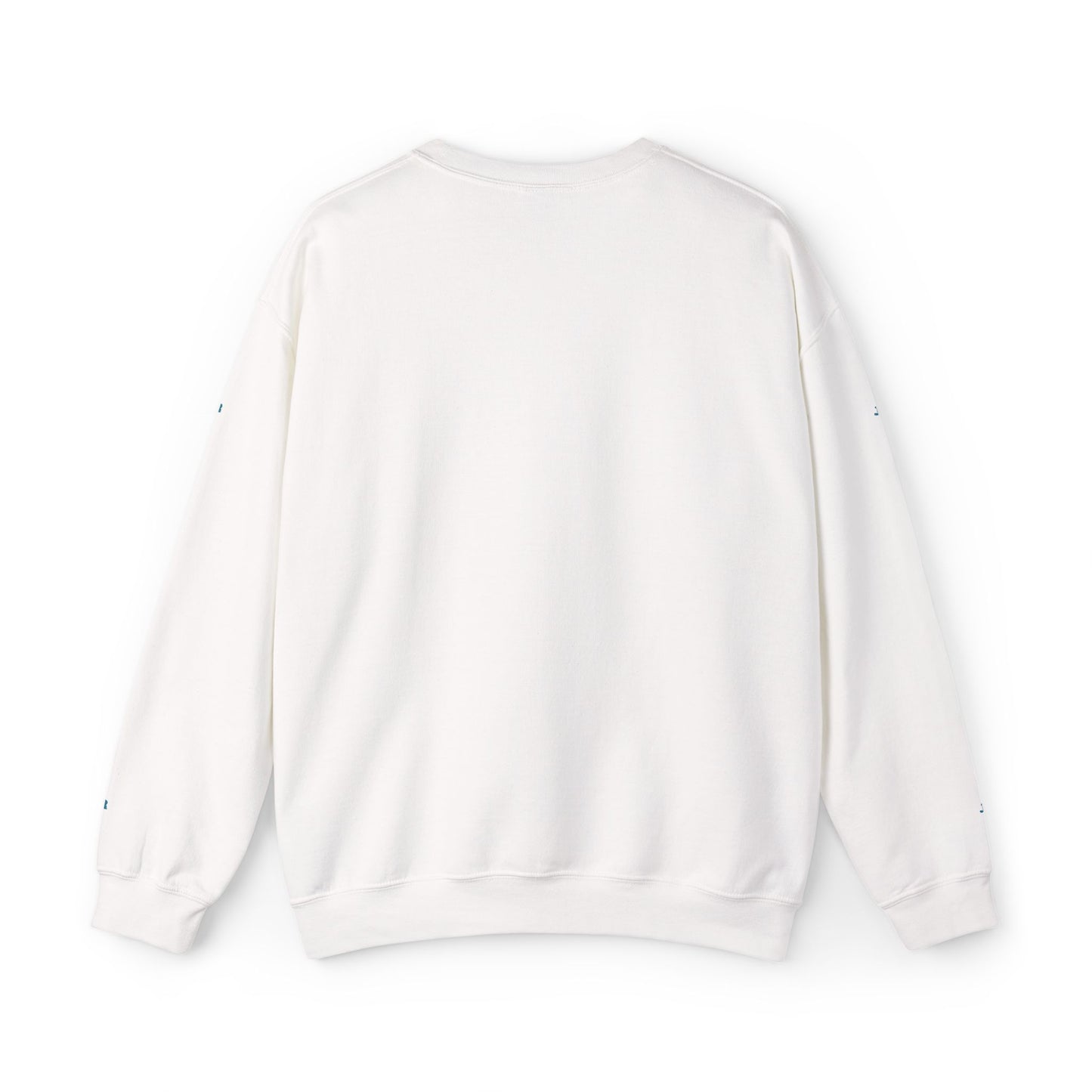 Embroidered Penguin Sweatshirt with Sleeve Lettering